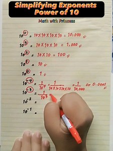 Math Review: Simplifying Exponents #math #mathreview #mathematics #simplifyingexponents | Math with Princess