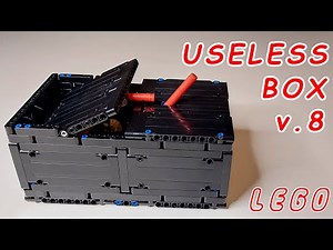 Lego Technic Useless box v8 with Lego PF Servo motor