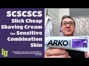 Arko Shaving Cream for Sensitive Skin – Benchmark Test V1.1 (wet shave shaving cream safety razor)