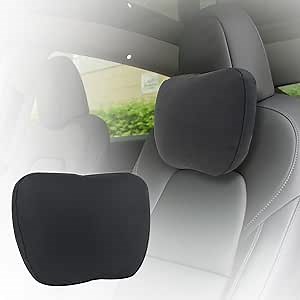 Minimalist Designed Auto Leather Headrest Pillow for Head/Neck Support