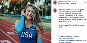 Team USA heptathlete Chari Hawkins on overcoming anxiety and making 'strong sexy' for women in sports.