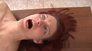 very painful first anal nightmare from young girl (18 )
