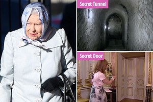 Royal homes with 'secret' passageways & rooms- including Windsor's hidden tunnel