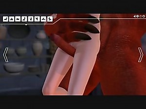 Girl fucked by monster orc