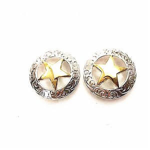 [Hot Item] Venta al por mayor de diseño de moda de fábrica, conchos de estrella de metal de aleación para cuero, botones de aleación, remaches en forma de púa
