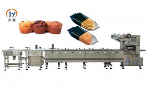 [Hot Item] Horizontal Pillow Flow Packer Food Biscuit Chocolate Snacks Soap Automatic Packing Machine