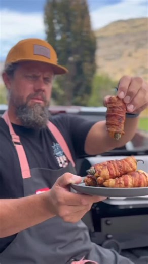 Chicken breast Armadillo Eggs. Man the chicken makes it a meal rather than an appetizer. #traegergameday #traeger #traegergrills #bbq #smoke #smoker #armadilloeggs #chicken #gmc #goalzero | Svenddiesel | Facebook