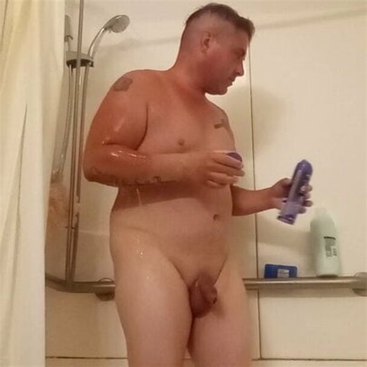 Shaving my face, chest, and stomach