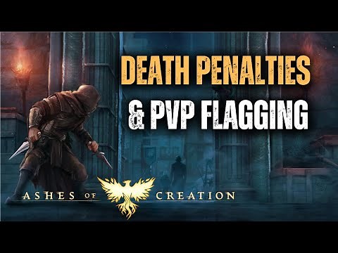 Ashes of Creation Death Penalties Explained - Full PvP Flagging Guide (Alpha 2 Ready)