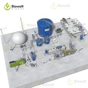 [Hot Item] Biogas Power Plant for Organic Waste - Cstr Anaerobic Digestion Technology for Electricity Generation
