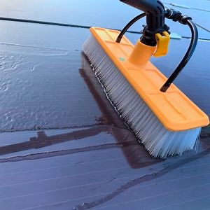 [Hot Item] Widened Manual Spray Brush Solar Cleaner 24FT Telecsopic Rod Water-Fed Cleaning Tools