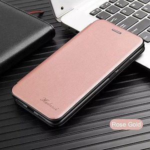 Flip Case met Kaarthouder en Magneetsluiting voor Redmi Note 9 Pro / 9S – Roze Goud | bol