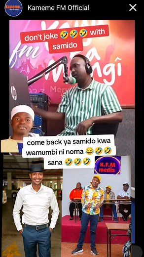 #kenyafinestmedia2 samido come back 🤣🤣😂🤣🤣😂😂🤣🤣