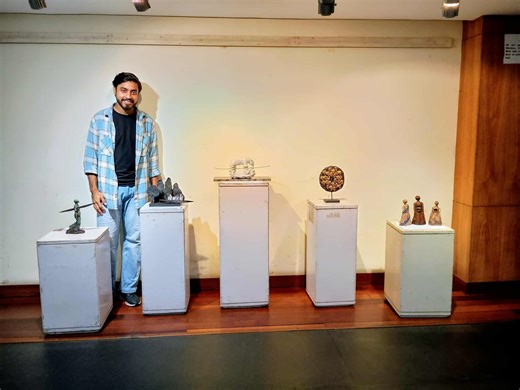 Hiran Roy is a graduate in Geography from Bidhannagar College, Salt Lake, Kolkata. He is a painter, a sculptor and a photographer by passion. Presently, he is attached to ITES of WIPRO, Kolkata. #artwork #painting #photography #sculpture #artistic #creativity | UP WORDS