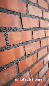 63K views · 442 reactions | BATA MERAH TAK PLASTER kaedah nak ikat bata merah cantik tak plaster. guna kayu 1x3 inci atau shera 1x3 inci. besi siling atau bracket kami kongsi kaedah supaya bata anda ikat cantik. yang oenting ketebalan simen sama rata. insha Allah | Amptech Home | Facebook