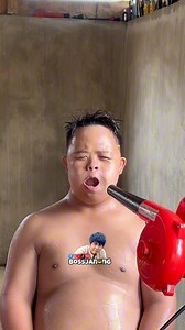 4.1M views · 90K reactions | I gave my brother-in-law the ultimate VIP haircut full service treatment, and he was so happy-even gave me a kiss, so generous too ❤️ #fypシ゚ #fypviralシ #funnyvideos #prank #haircut | Boss Janong | Facebook