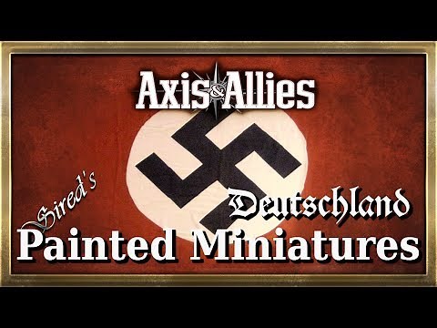 Germany - Axis & Allies painted pieces