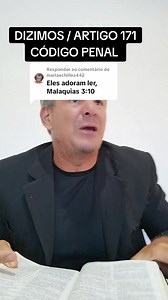 41 reactions · 11 shares | ARTIGO 171 CÓDIGO PENAL BRASILEIRO ! | Pr Gilmar Almeida | Facebook