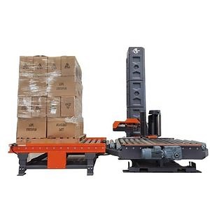 [Hot Item] Máquina de envoltura de palets con robot de estiramiento tipo L, máquina de envoltura de palets robótica