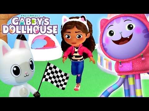 Gabby's GAMING Marathon! Races, Puzzles, & More! | GABBY'S DOLLHOUSE