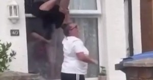 Meet the 'woman climbing through window' viral video pair
