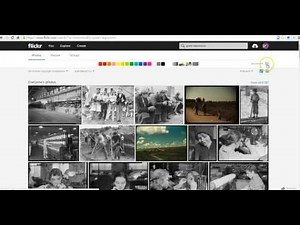 How to search Flickr The Commons and download images