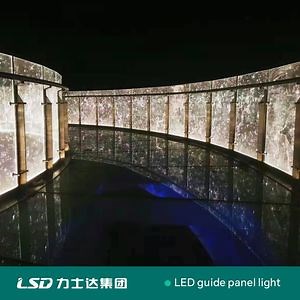 [Hot Item] Transparent LED Light Guide Panel for Display Solutions