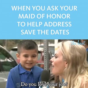 59K views · 94 reactions | You would do it for her (maybe). | The Knot | Facebook