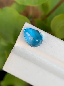 Schweizer Blautopas-Perlen-Edelstein: 6.30ct facettierter Stein, Schmuckherstellung - Etsy.de