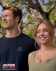 The spider was a paid actor. Sydney Sweeney and Glen Powell star in #AnyoneButYou, NOW PLAYING at select #AllenTheatres! Get tickets: https://ow.ly/6Etp50QlY9F | Allen 8 - Allen Theatres