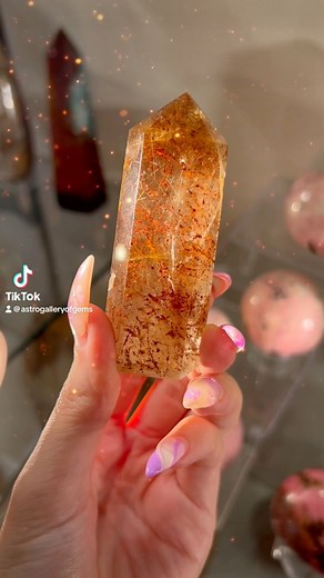 Rutile forms through a fascinating geological dance! Born from titanium-rich rocks, heat, and pressure deep within the Earth, rutile crystals gradually take shape. Their distinctive needle-like appearance emerges over millions of years, creating unique inclusions in host minerals. This exquisite transformation showcases nature’s patience and artistry. Stop by the gallery to bring home one home or visit us online! ... #astrogallery #astrogalleryofgems #rutile #rutilequartz #rutiled #crystals #cry