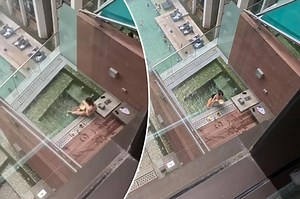Hotel guest shocked to see two people have sex in jacuzzis below balcony