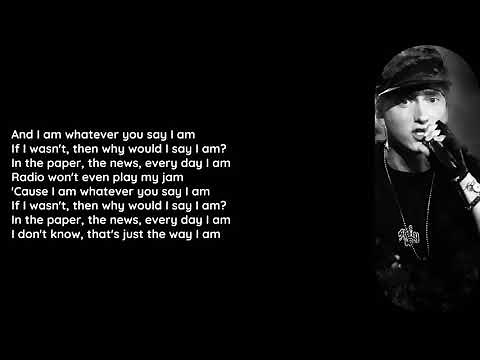 Eminem - The Way I Am [Lyrics] [HQ]