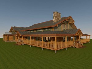 Over 1200 pieces of logs! Crafted in Canada, then numbered, dismantled,shipped to Mexico and re-assembled in 7 days. www.loghomescanada.com | Log Homes Canada