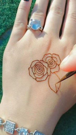 mini mehndi on TikTok