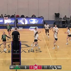 Solo BLOCK! Meaghan Mealey with the stuff block. #TWUVolleyball | TWU Spartans