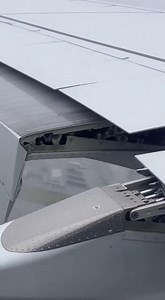 302K views · 2.4K reactions | Boeing 787 Trailing Edge Flap System Under Extreme Turbulence — Violent Wing Flex Edition | Positividade Frases | Facebook