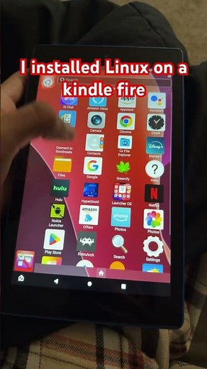 I installed Linux on a kindle fire! 😱
