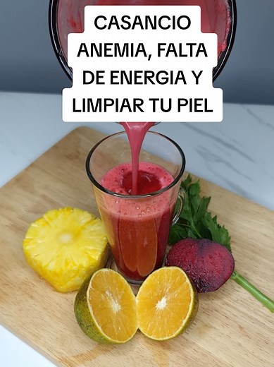 Licuados saludables para combatir la anemia y falta de energía