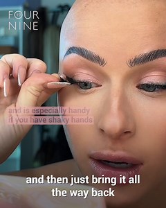 38K views · 56 reactions | How to apply fake eyelashes in 10 seconds  | Four Nine | Facebook