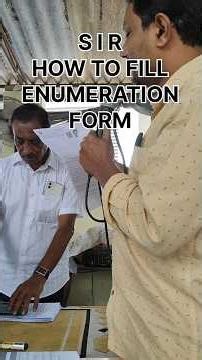 HOW TO FILL ENUMERATION FOTM