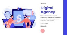 Top digital marketing agency - Html Code Example by Nicepage