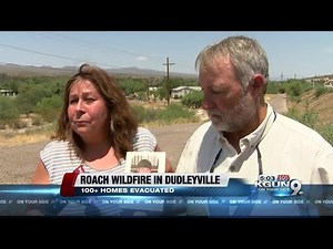 Brush fire burning in Dudleyville in Pinal County