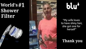 "You should get it!" Our Loving Husband, Father and Valued Customer bought blu Ionic Shower Filter for his Family and his Beautiful Wife. To remove the dryness and badness of the water which caused by Chlorine and solid impurities. Giving them amazing results such us smooth skin, shiny hair and helps prevent hair loss. Get your #bluIonicShowerFilter and get your Family a Healthy Lifestyle. Shop blu Products online now: https://www.dohasooq.com/details/health-beauty/blu-ionic-shower-filter/58 For
