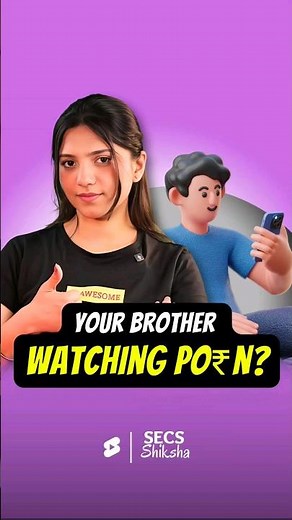 Is your sibling ADDICTED TO PORN? 😨🤳 #shorts #viral #shortsvideo
