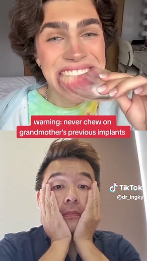 Chewing on Grandmother's Breast Implants: A Surprising ASMR Experience