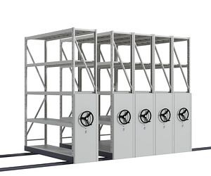 [Hot Item] Factory Customized Heavy Duty Storage Rack Metal Mobile Compactor Steel Goods Shelves for Storage Display
