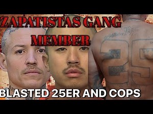 CRAZY PRISON STORY..ZAPATISTA GANG MEMBER WHO BLASTED A 25ER AND COP..HOWTHE 25ER EXPOSED CDCR