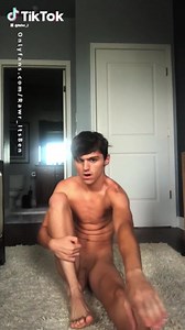 Fully naked tik tok twink