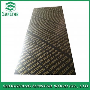 [Hot Item] WBP Poplar/Hardwood/Finger Joint/Bamboo Black/Brown/Red/Green/Anti-Slip/Waterproof Film Faced Marine Plywood for Construction